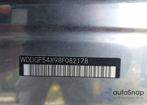 2008 Mercedes-Benz C 300 Luxury/Sport z USA, uszkodzony, nr VIN WDDGF54X98F082178